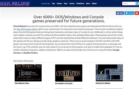 archive games|ClassicReload.com .